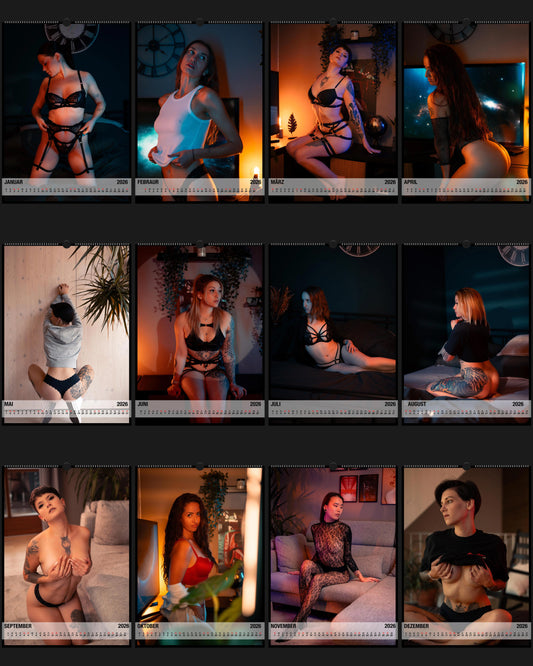 Hidden Desire Wandkalender 2026