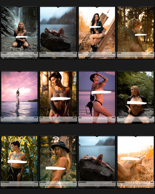 Wild Light Wandkalender 2026